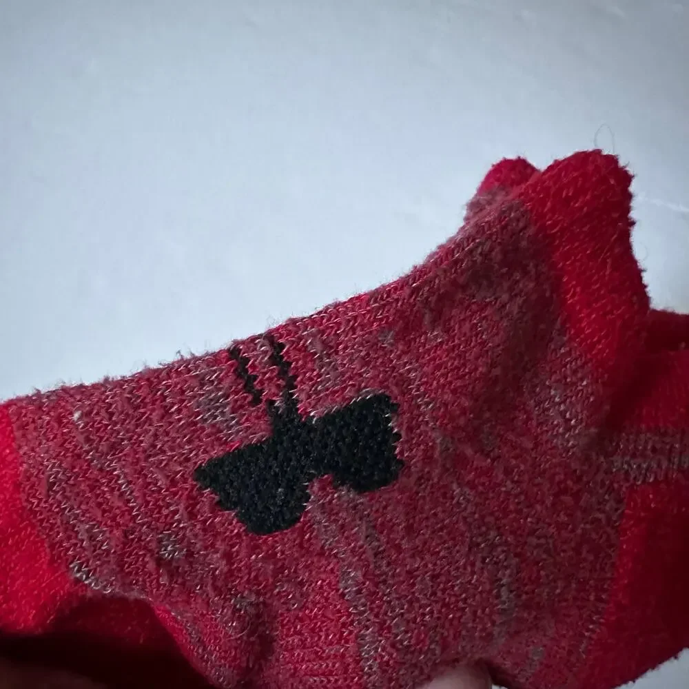 Under Armour Red Ankle Socks - Athletic Performance